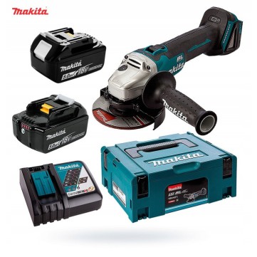 Makita DGA504RTJ 18V 125 mm 2x5Ah MAKPAC | Emrotech