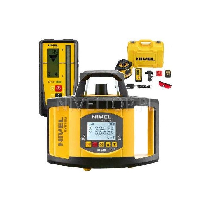 NL540 DIGITAL niwelator laserowy z czujnikiem cyfrowym RD700 milimetrowym