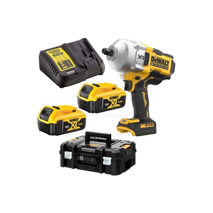 Klucz udarowy 18V 1626Nm 1/2" 2x5Ah TSTAK DeWalt