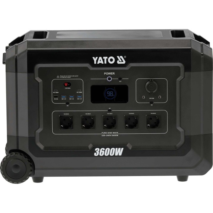 YATO YT-83096 przenośna stacja zasilania 3600W 3072Wh LiFePO4 | Emrotech